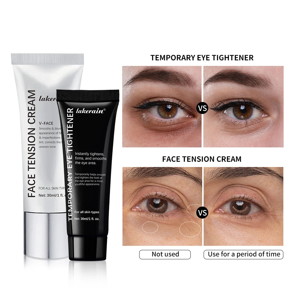 Peter Face Tightener Cream and Primer Set Instant Face Tightener Cream No-Filter Primer Firm and Smooth The Look of Fine Lines S