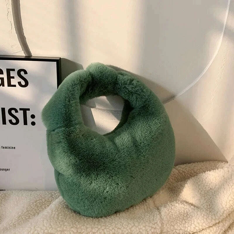 solid-color-plush-dumpling-bag-handbag-niche-design-small-phone-bag-korean-style-tote-bag-faux-rabbit-fur-handbag-womenkimludkimlud-35556927