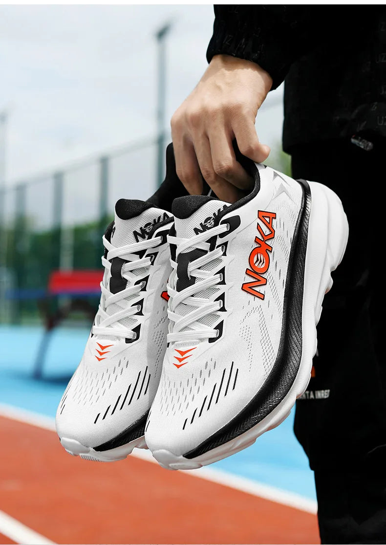 Carbon Plate Running Shoes Mesh Breathable — Cobalt Blue | KIMLUD