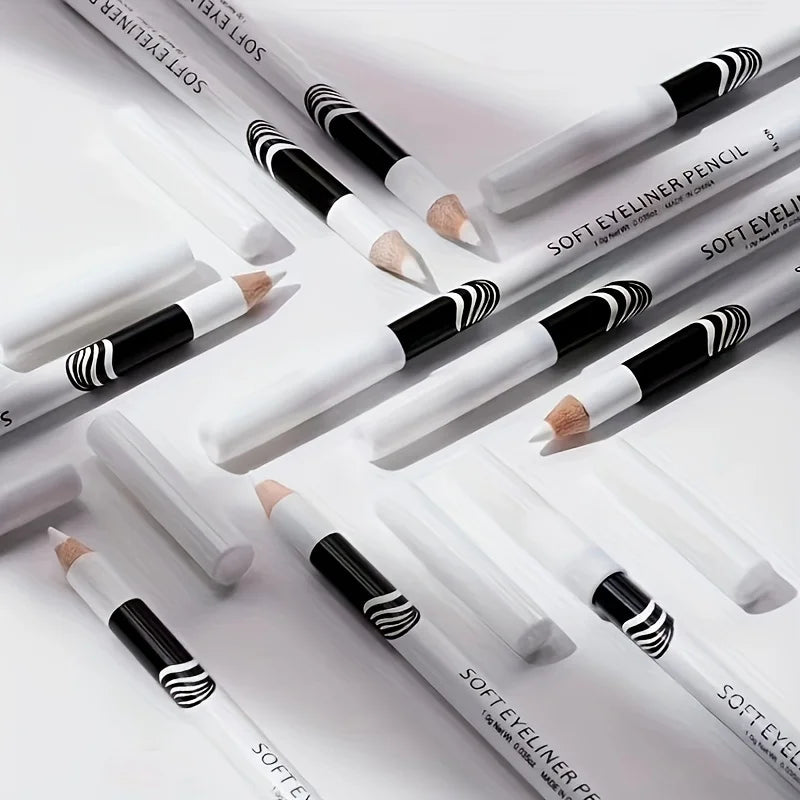 Eyeliner - White Inner Eyeliner Pen - Wooden Rod - White | KIMLUD