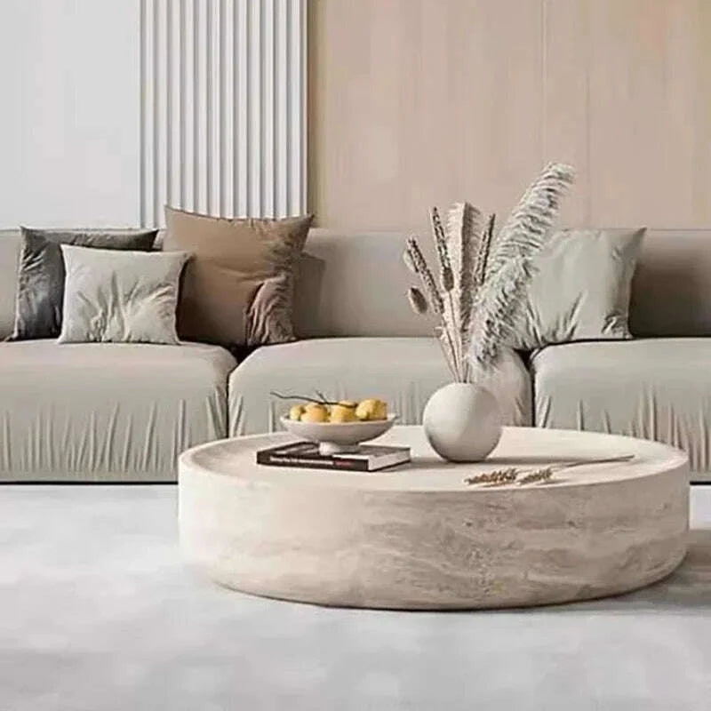 KIMLUD, Clear Japanese Industrial Simple Cute Space Saving Coffee Table Unique Mesas Bajas Living Room Furniture luxury Round Side Table, KIMLUD Womens Clothes