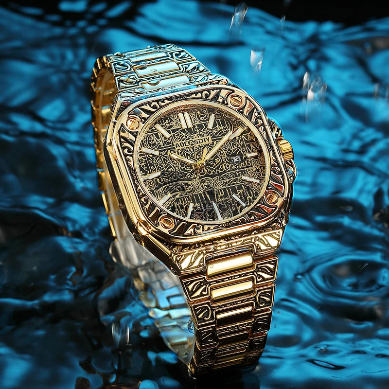 Men's Watches Top Brand Luxury Chronograph Quartz Men Watch Waterproof Classic Wrist Watch Men Stainless Steel Male Clock