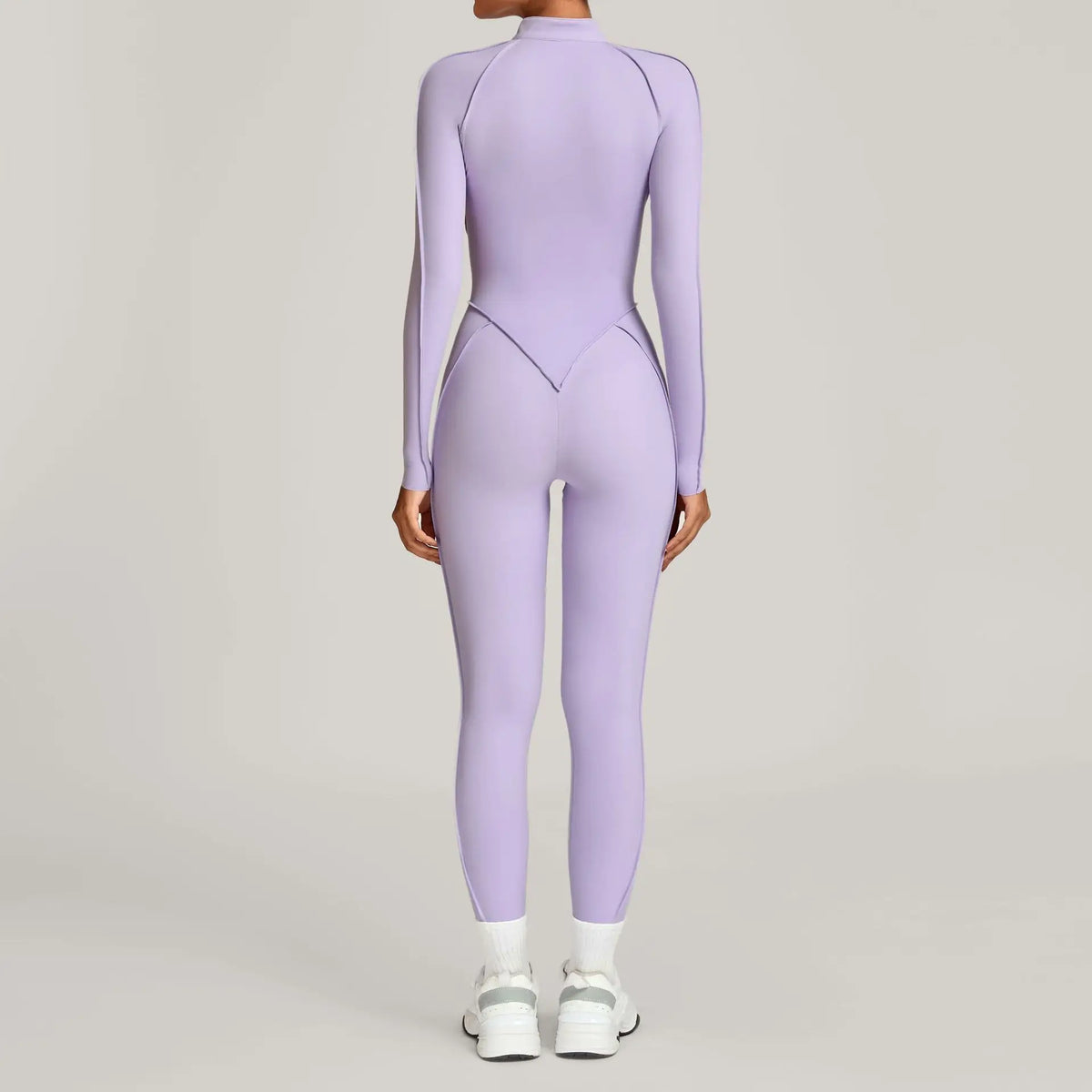 Jumpsuit – Zipper Long Sleeve – Nylon Elastane | KIMLUD
