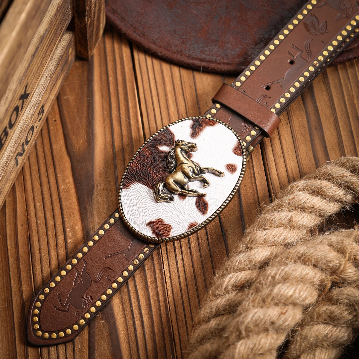 PU Leather Western Belts Timeless Classic — Black | KIMLUD