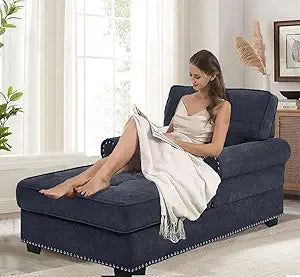 Cozy Chaise Lounge Indoor Living Room Chase Chair Upholstered Chaise Lounges Sleeper for Bedroom Living Room Home Small Place,D