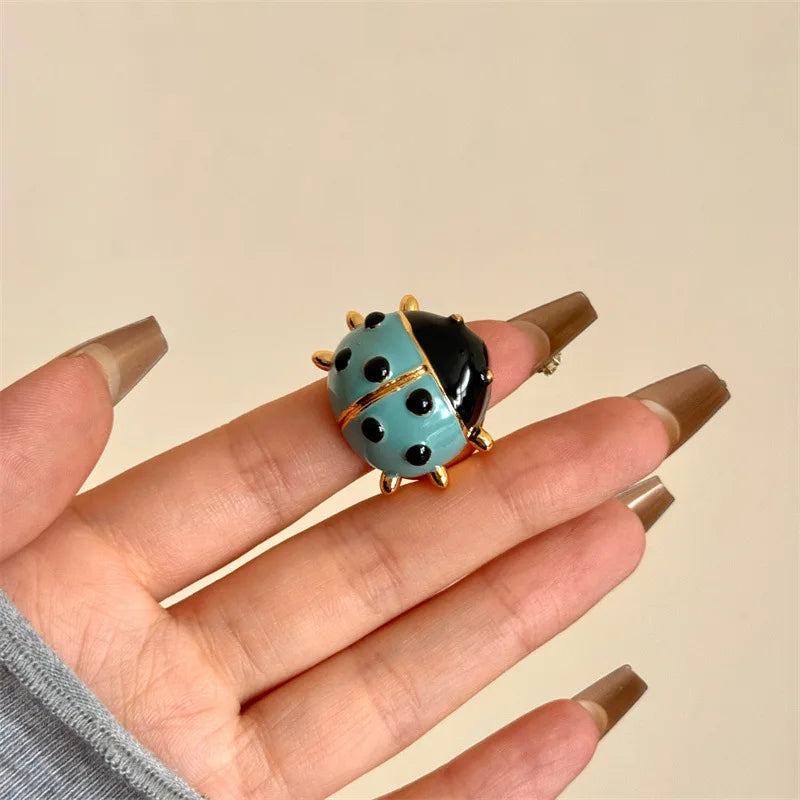 Colorful Enamel Oil Drip Doll Cute Russian Nesting Doll Green Frog Sweet Cool Stacking Ring for Women Girl Creative Jewelry