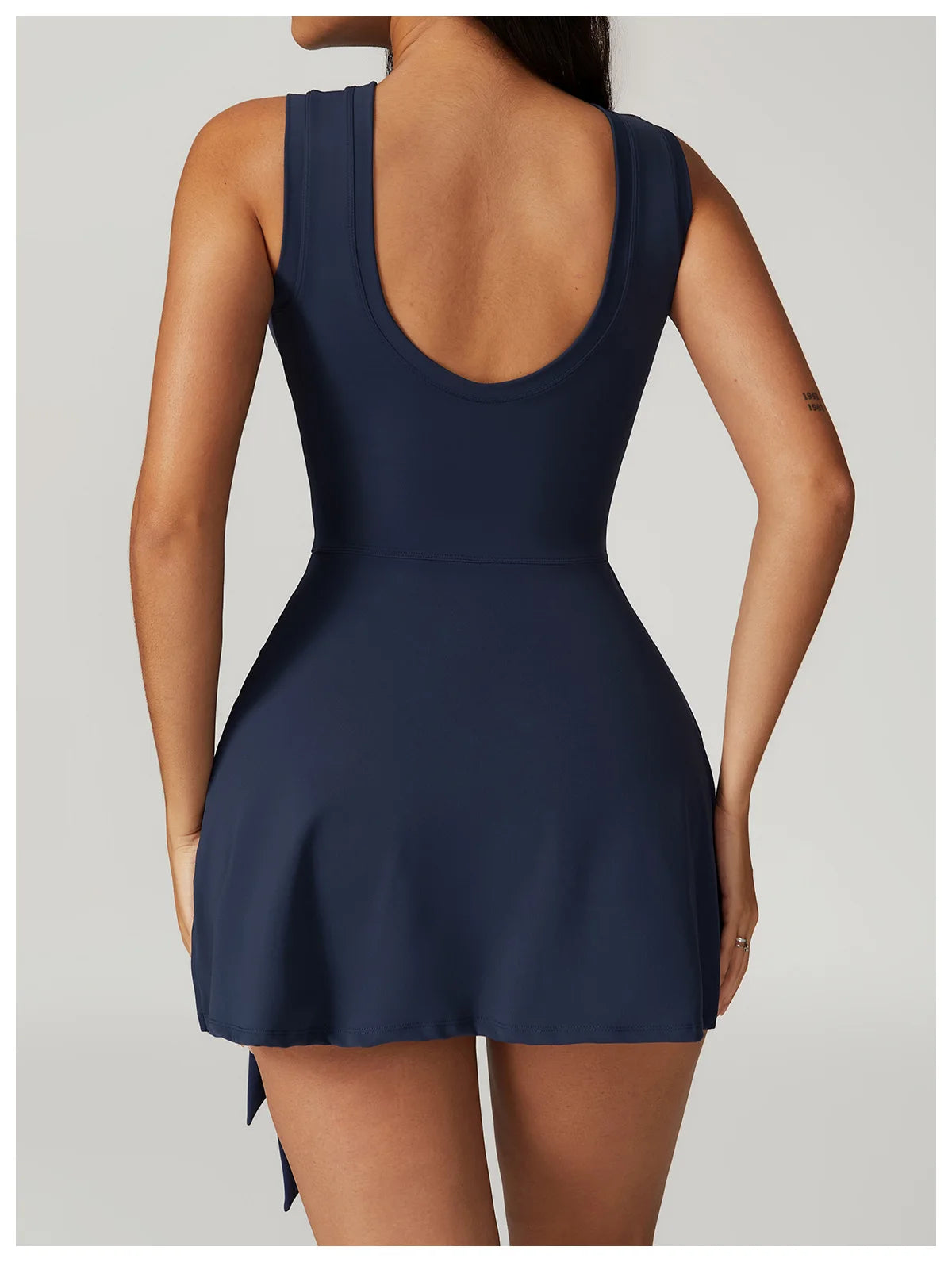 Backless One Piece Romper Jumpsuit Set — Black | KIMLUD