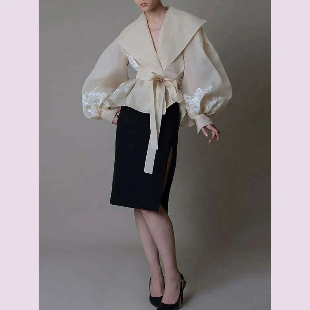 twotwinstyle-colorblock-patchwork-lace-up-shirts-for-women-v-neck-lantern-long-sleeve-temperament-blouses-female-fashion-stylekimlud-womens-fashion-34602338