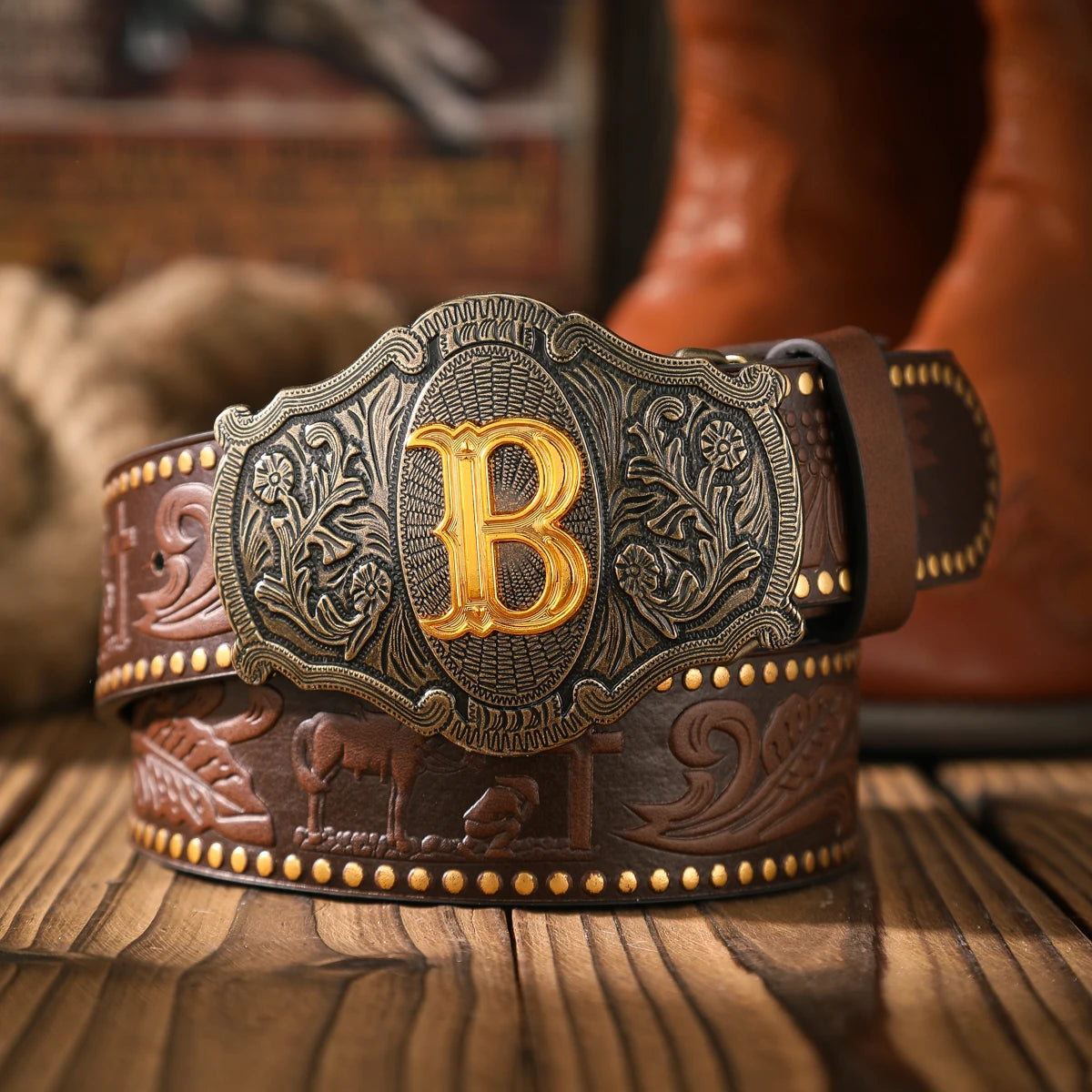 Casual Retro PU Belt With Metal Buckle — Black | KIMLUD