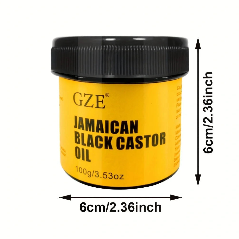 2 Pack GZE JAMAICAN Black Castor Oil - Jamaican Black Castor Oil for Hair Strengthens and Scalp  Care