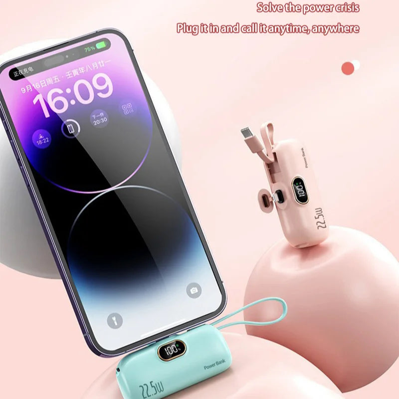 Xiaomi Mini Convenient Mobile Power Bank 30000mah Portable Fast Charging Suitable For iPhone 16  Samsung Xiaomi External Battery