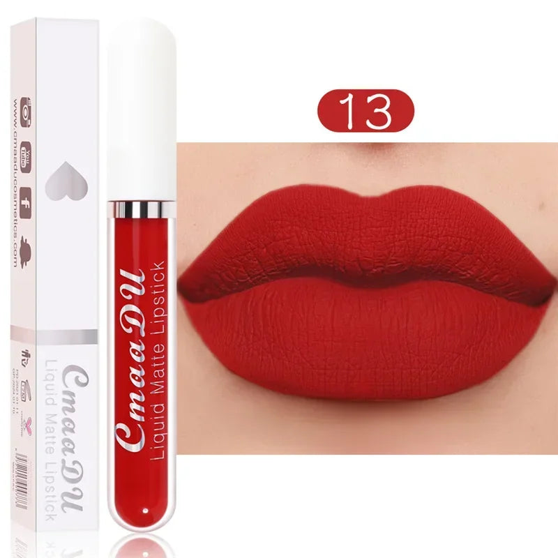 Velvet Liquid Lipstick - Waterproof Matte - Liquid Lipstick - Brown Nude | KIMLUD