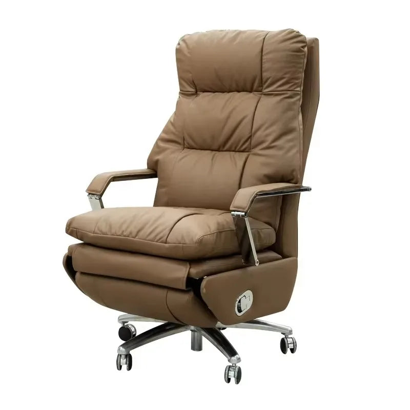 Nordic Ergonomic Office Chair Armrest — Orange | KIMLUD