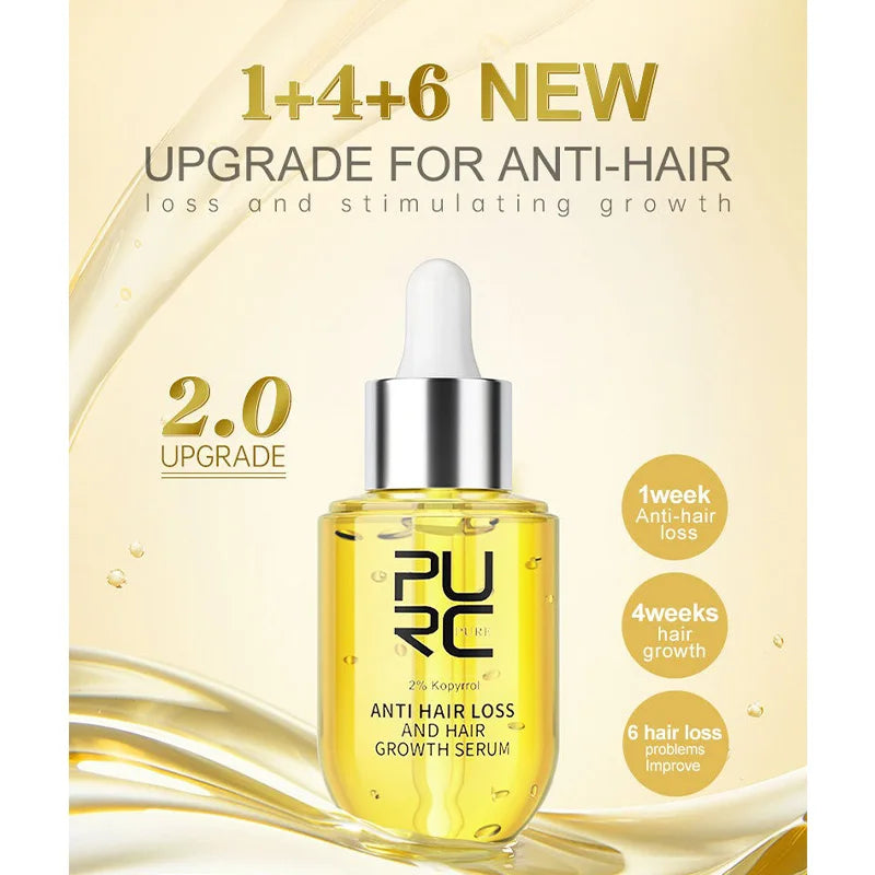 Ginger Hair Growth Essence For Dry Hair And Scalp Care With Nourishing Oils — Gold | KIMLUD