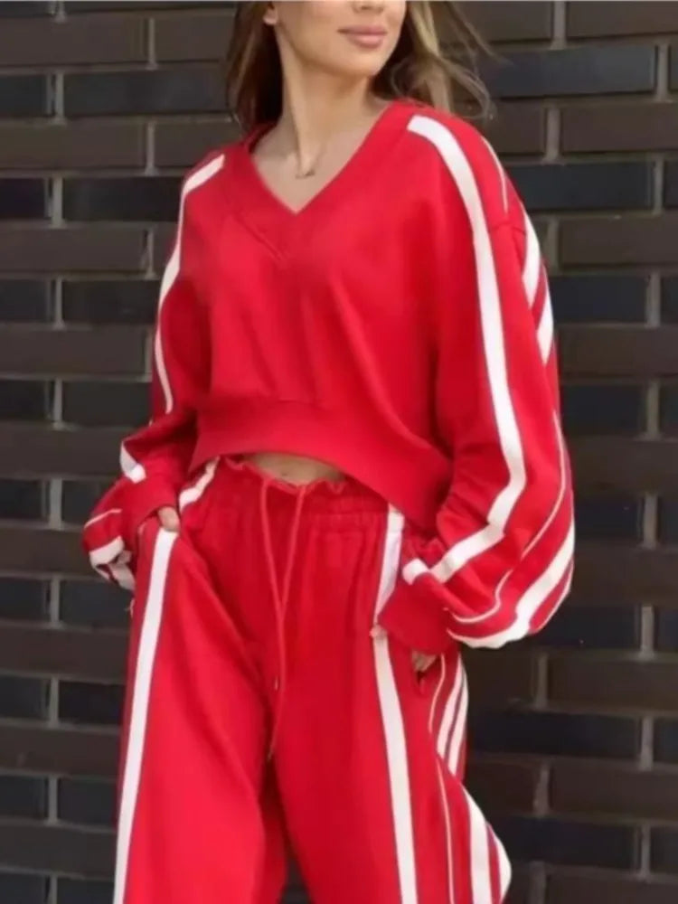 Two-Piece Set – Color-Blocked Design – Broadcloth | KIMLUD