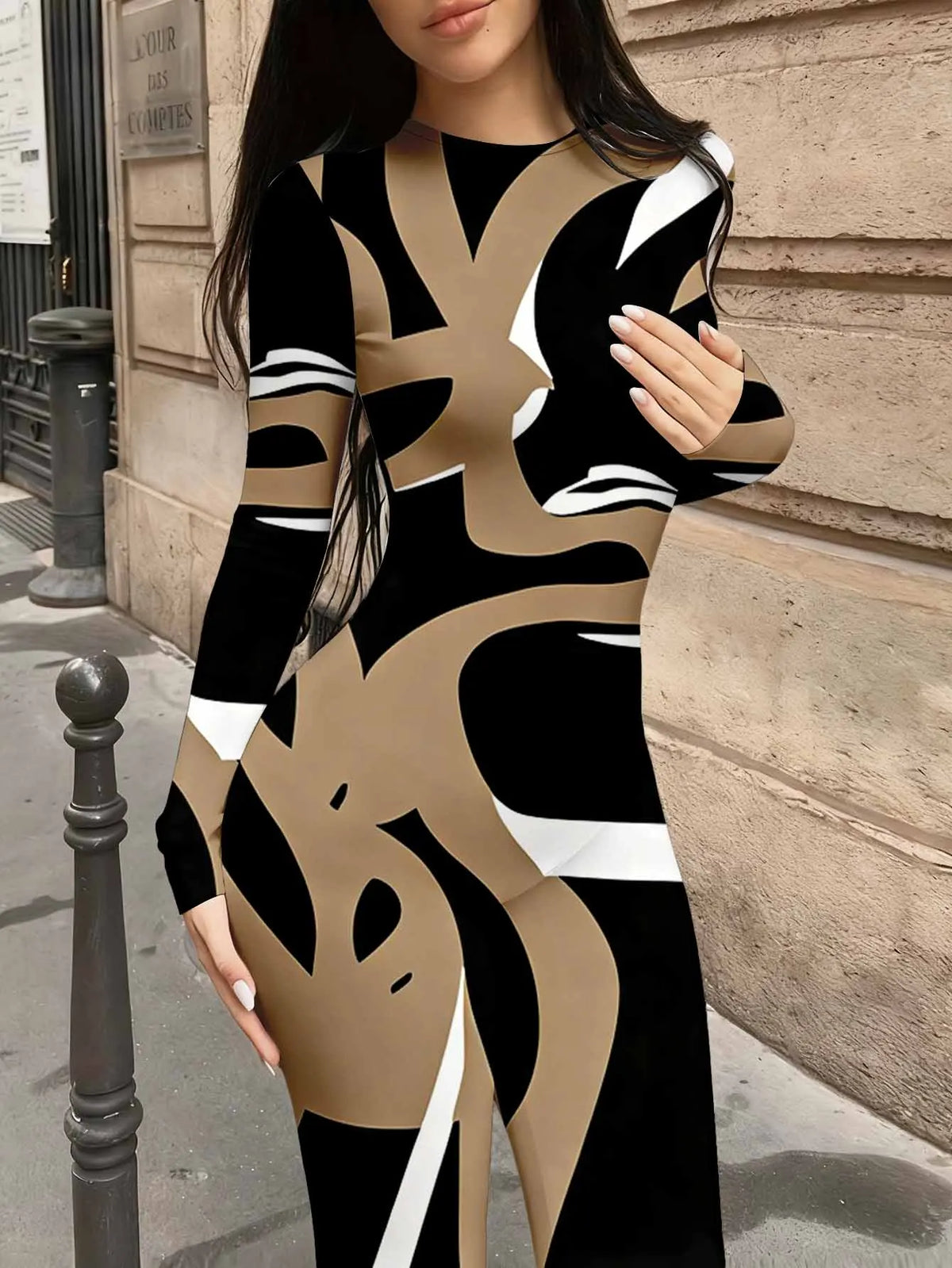 Jumpsuit – Slim Fit Long Sleeved – Polyester Elastane | KIMLUD