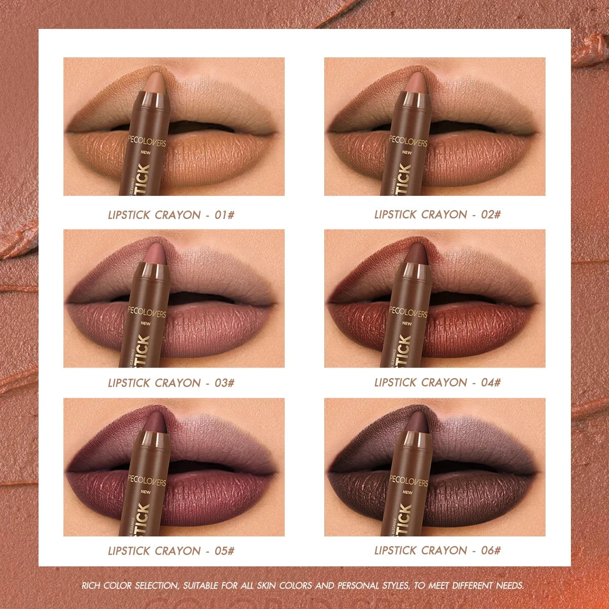 Matte Lipstick Waterproof Velvet — Multicolor | KIMLUD