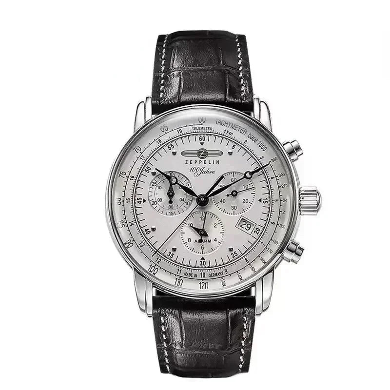 Stainless Steel Automatic Wristwatch — Black | KIMLUD