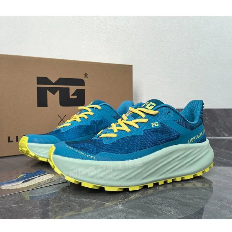 Original Brand Comfortable Wide Last All Terrain Off-road Running Shoe Couples Walking Jogging Shoe Anti Slip Trekking Sneakers