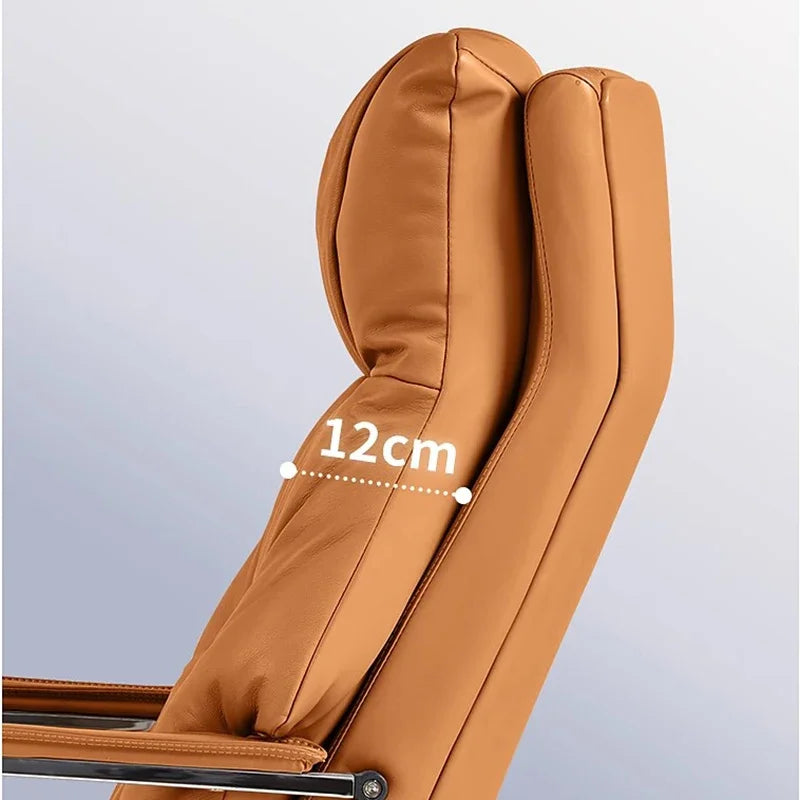 Executive Office Chair Swivel Ergonomic Armrest — Black | KIMLUD