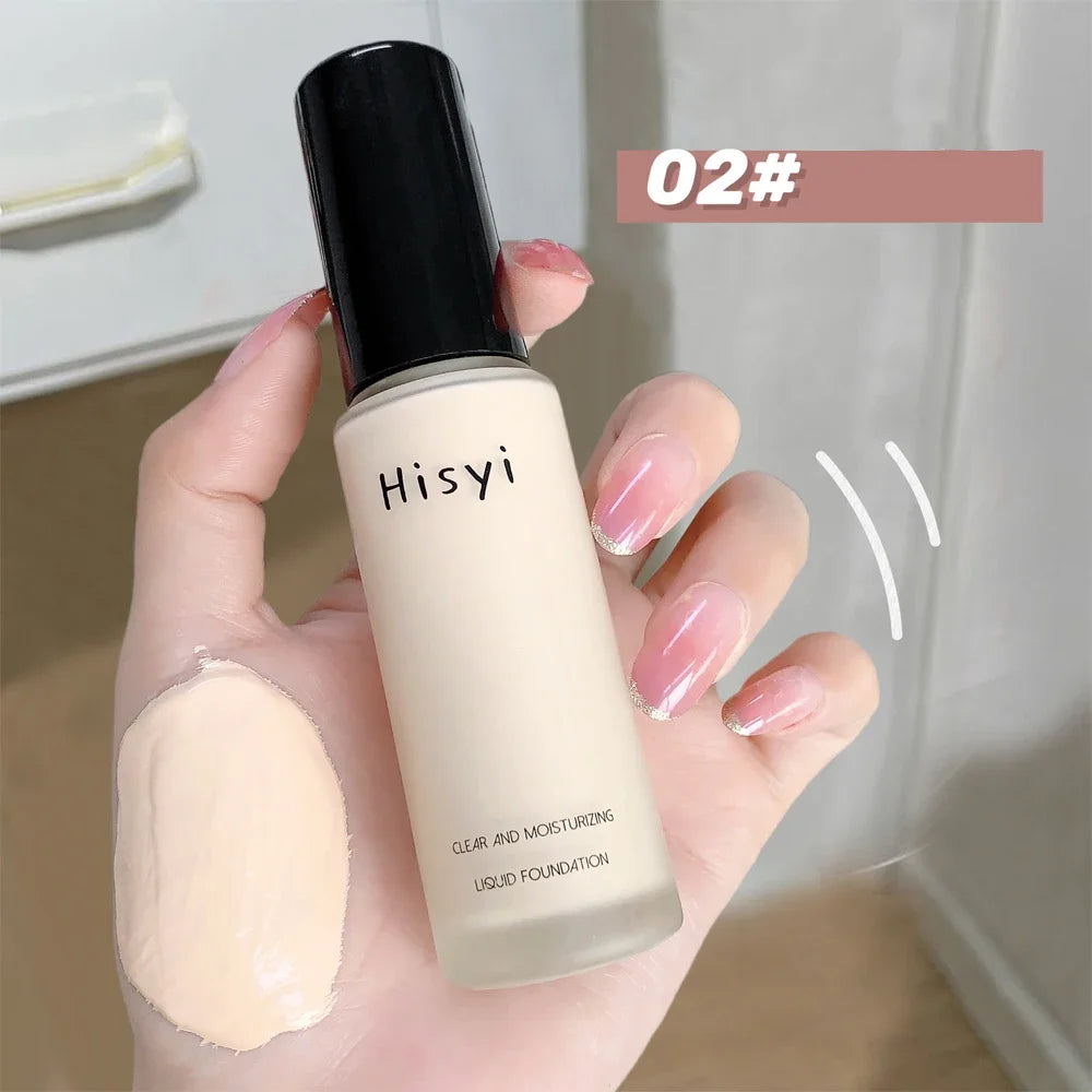 Liquid Foundation High Coverage Long-Wear — Ivory | KIMLUD