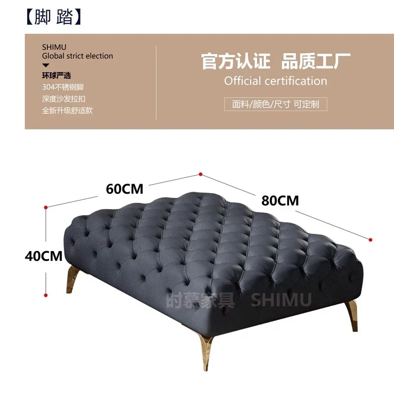 Italian Genuine Leather Sofas Sectional Modern Luxry Designer Loveseat Sofa 3 Piece Set Woonkamerbanken Living Room Furniture