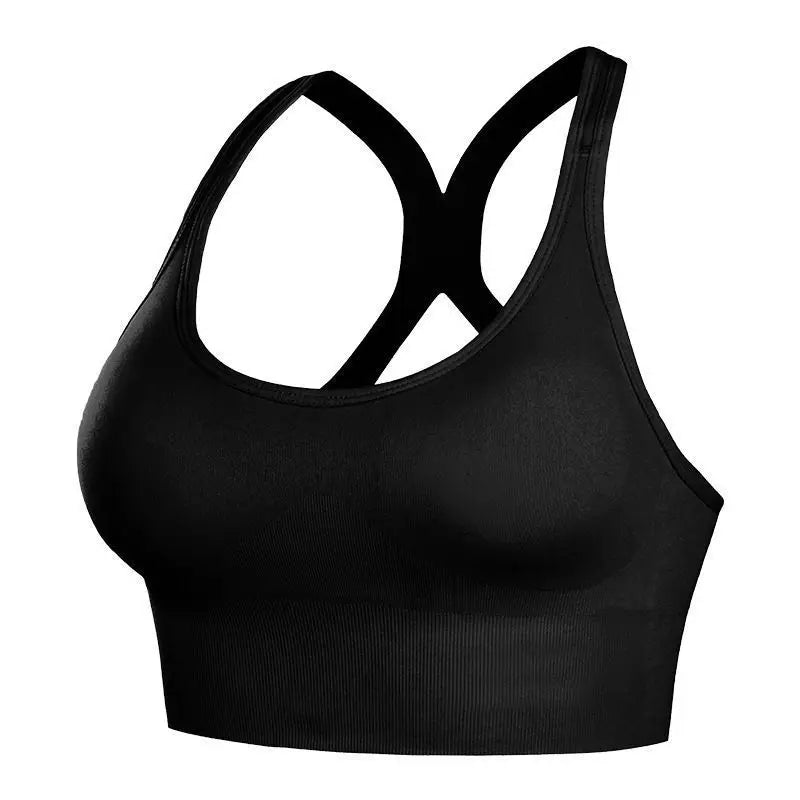 High Quality  Sexy Adjustable Wireless Supportive Comfortable Bra New Anti-Vibration No Steel Ring Yoga Beauty Back Underwear
