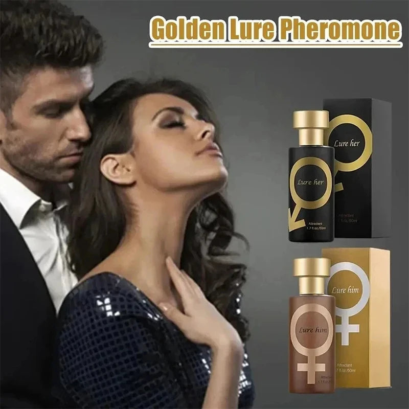 Unisex Pheromone Perfume For Attraction — Gold | KIMLUD