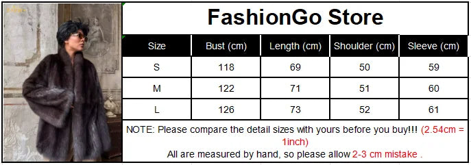 Brown Medium-length Fur Coat Women Lapel Hidden Button Loose  Elegant Outerwear 2025 Fashion Office lady commute Overcoat New