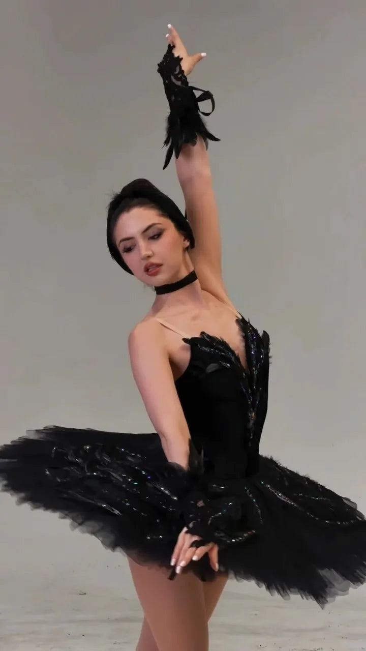 Mini Evening Dress – Angel Wing Sequin Corset – Black | KIMLUD