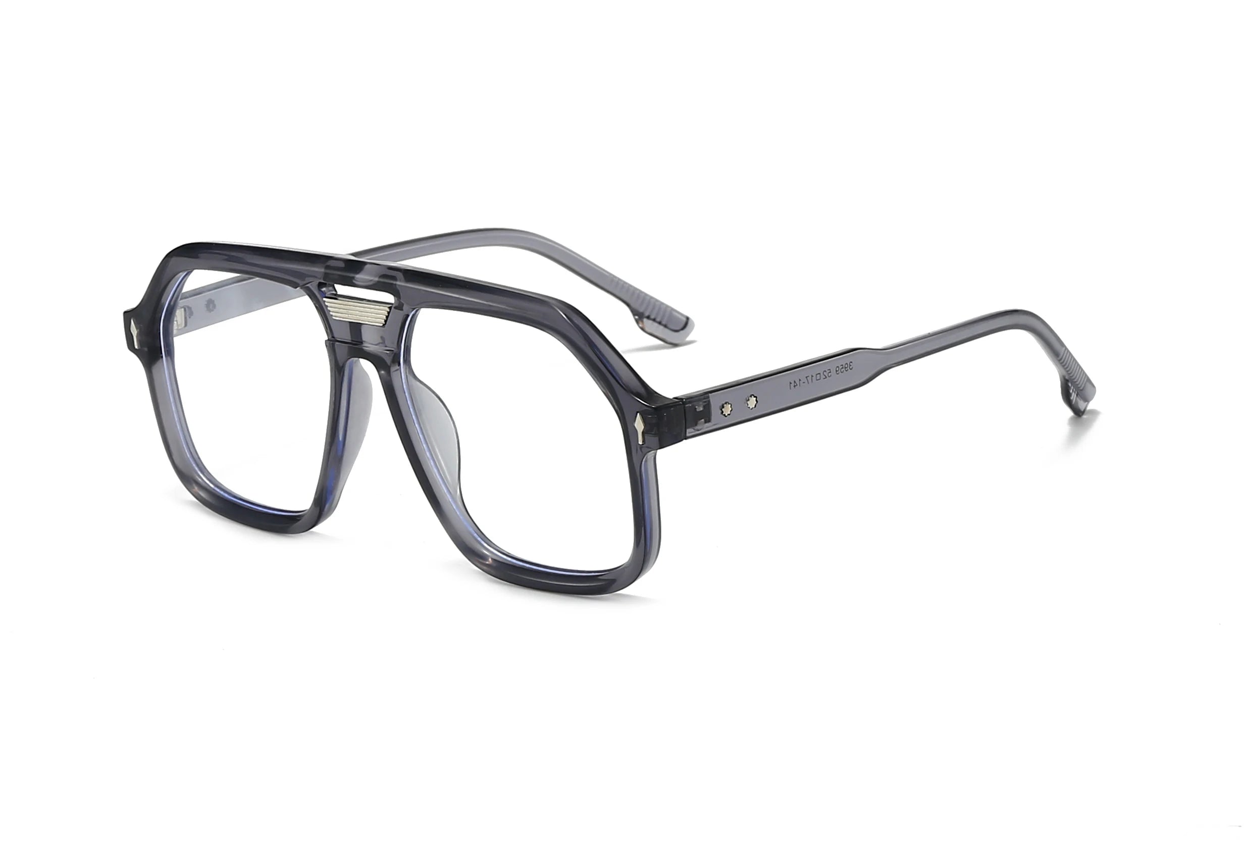 Acetate Sunglasses Oversized Vintage Hip Hop Square — Black | KIMLUD