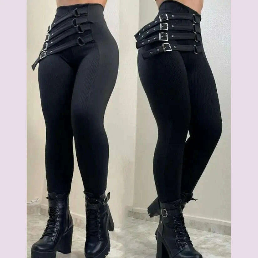 womens-streetwear-high-waisted-tight-elastic-pants-with-leather-buckle-decoration-pencil-pants-2024-sexy-and-elegant-leggingskimlud-womens-fashion-34618407