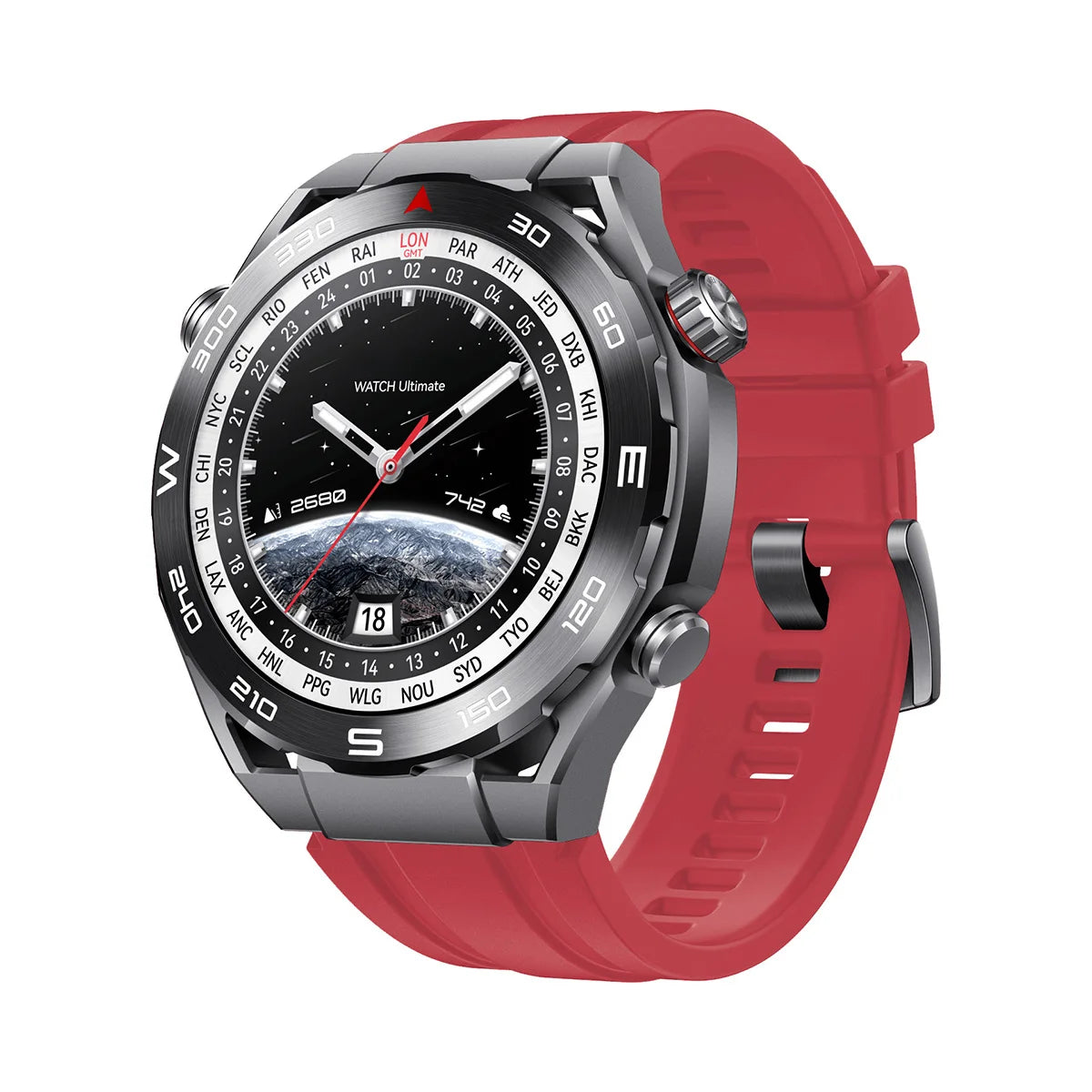 Silicone Band for Huawei Ultimate Smartwatch Rubber Silicone Band Strap for Huawei Ultimate GT4 GT2 Pro 22mm Replacement Strap