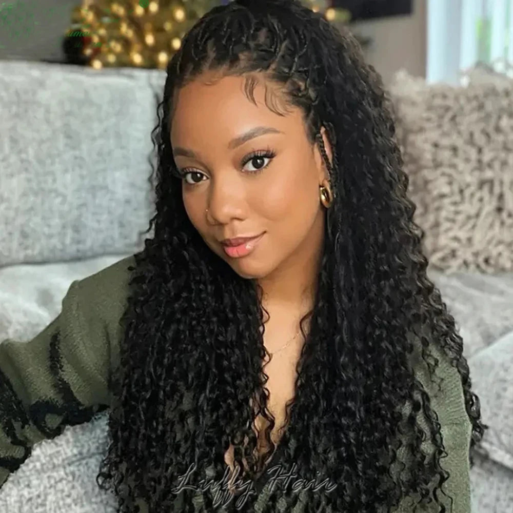 Lace Wig – 13x6 Curly Braided – 100% Human Hair | KIMLUD