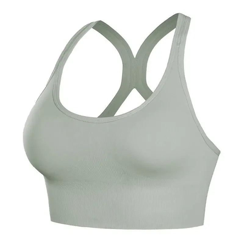 High Quality  Sexy Adjustable Wireless Supportive Comfortable Bra New Anti-Vibration No Steel Ring Yoga Beauty Back Underwear