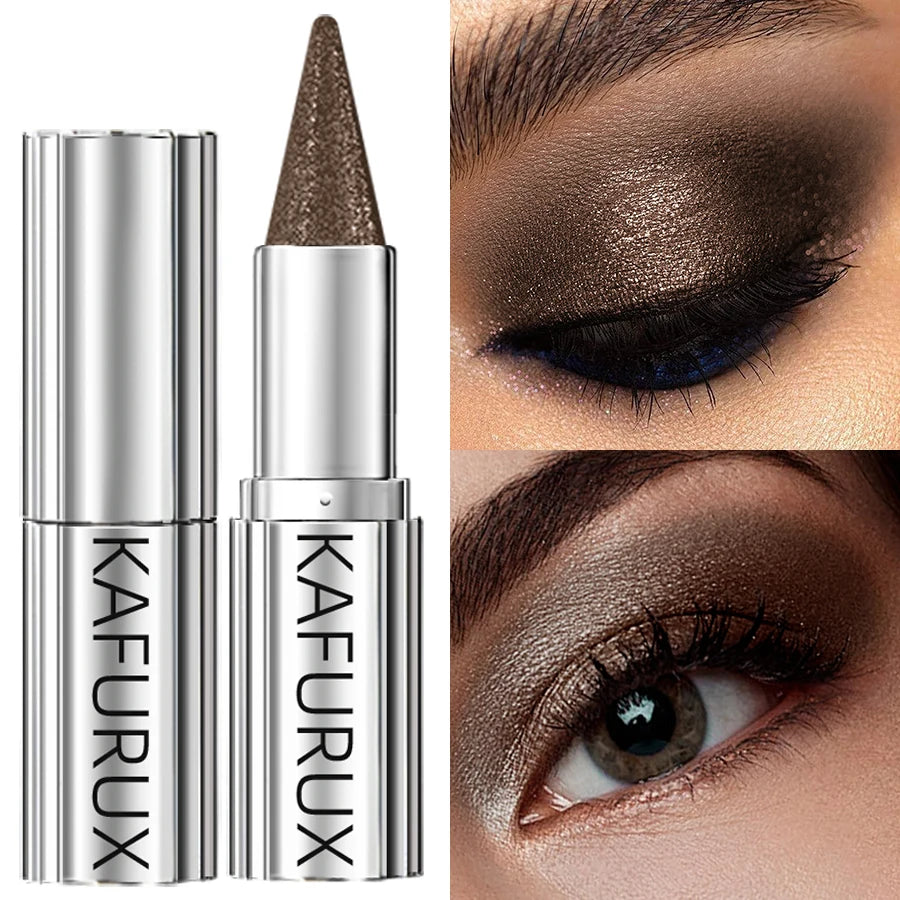 Waterproof Eye Shadow Pencil Long Lasting High Pigment Shimmer — Bronze-Brown | KIMLUD