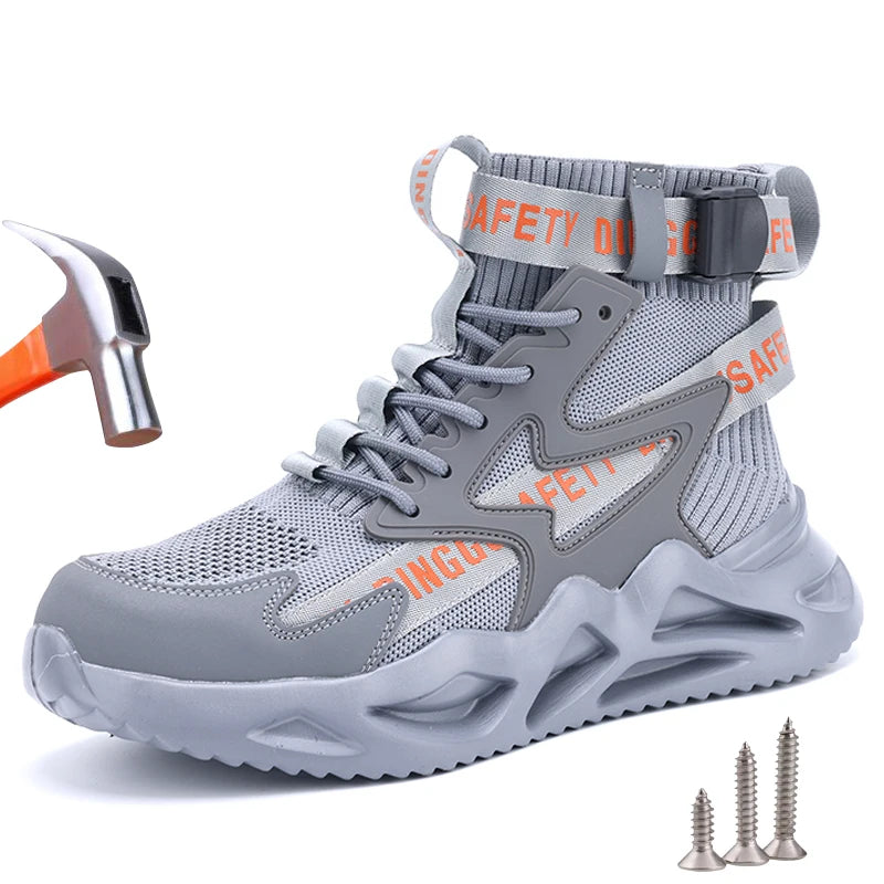 Work Safety Boots – Steel Toe Cap – Fabric Upper – Men | KIMLUD
