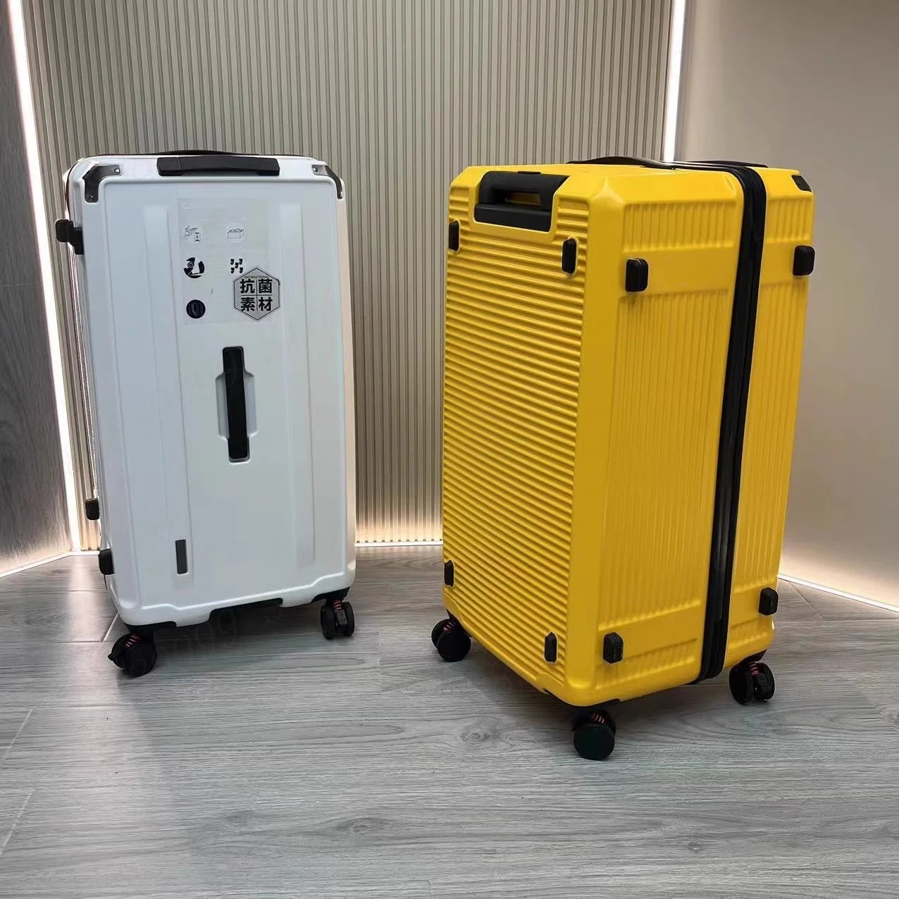Large Size Suitcase with Five Wheels Brake Luggage Carrier 28 inch PC Material Cabin Trip Suitcase TSA Lock 32/36/50 inches