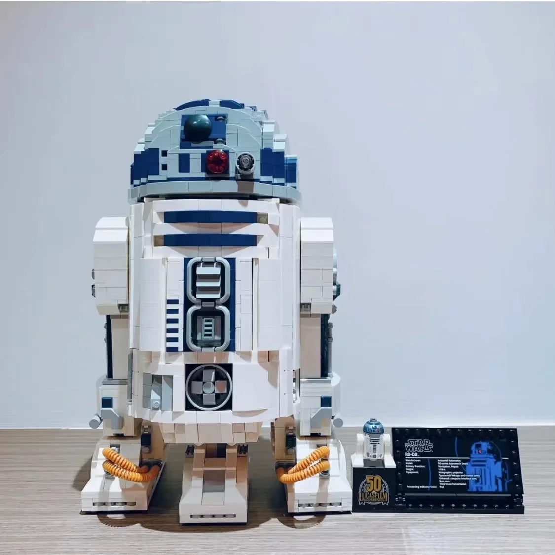 IN STOCK 50079 NEW FIT R2D2 R2-D2 Robot Star Space Union Model Building Block Bricks Boy Birthday Christmas Gift Toy Kid