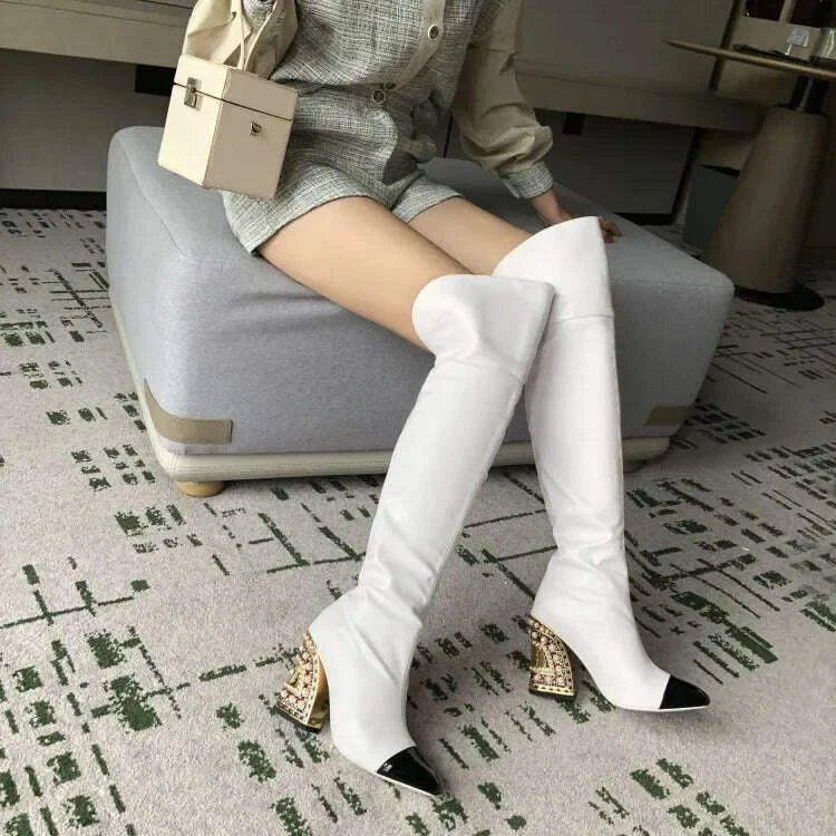 kimlud-colored-rhinestone-cowhide-mid-tubeknee-length-boots-thick-heeled-square-toe-black-gold-runway-runway-performance-high-heels-kimlud-womens-clothes-35044515