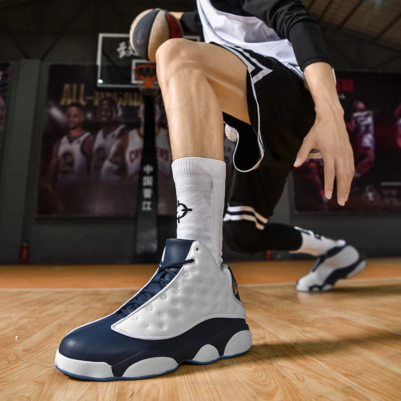 Men's Shoes Autumn 2025 New Basketball Mid-Top Casual Sports Trendy Shoes Youth Sneakers Sports Shoes Thick-Soled Casual Shoes