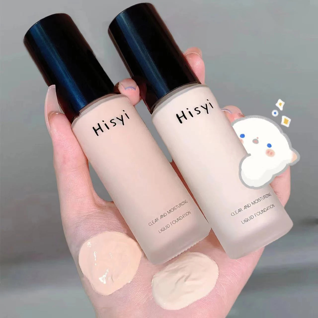Liquid Foundation High Coverage Long-Wear — Ivory | KIMLUD
