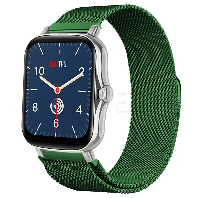 20mm strap For Amazfit GTS 4/3/2e/Mini/stratos 3/2 Metal Magnetic loop 22mm watch Bracelet Amazfit Gtr 4/3/pro/2e/bip-u-s-lite