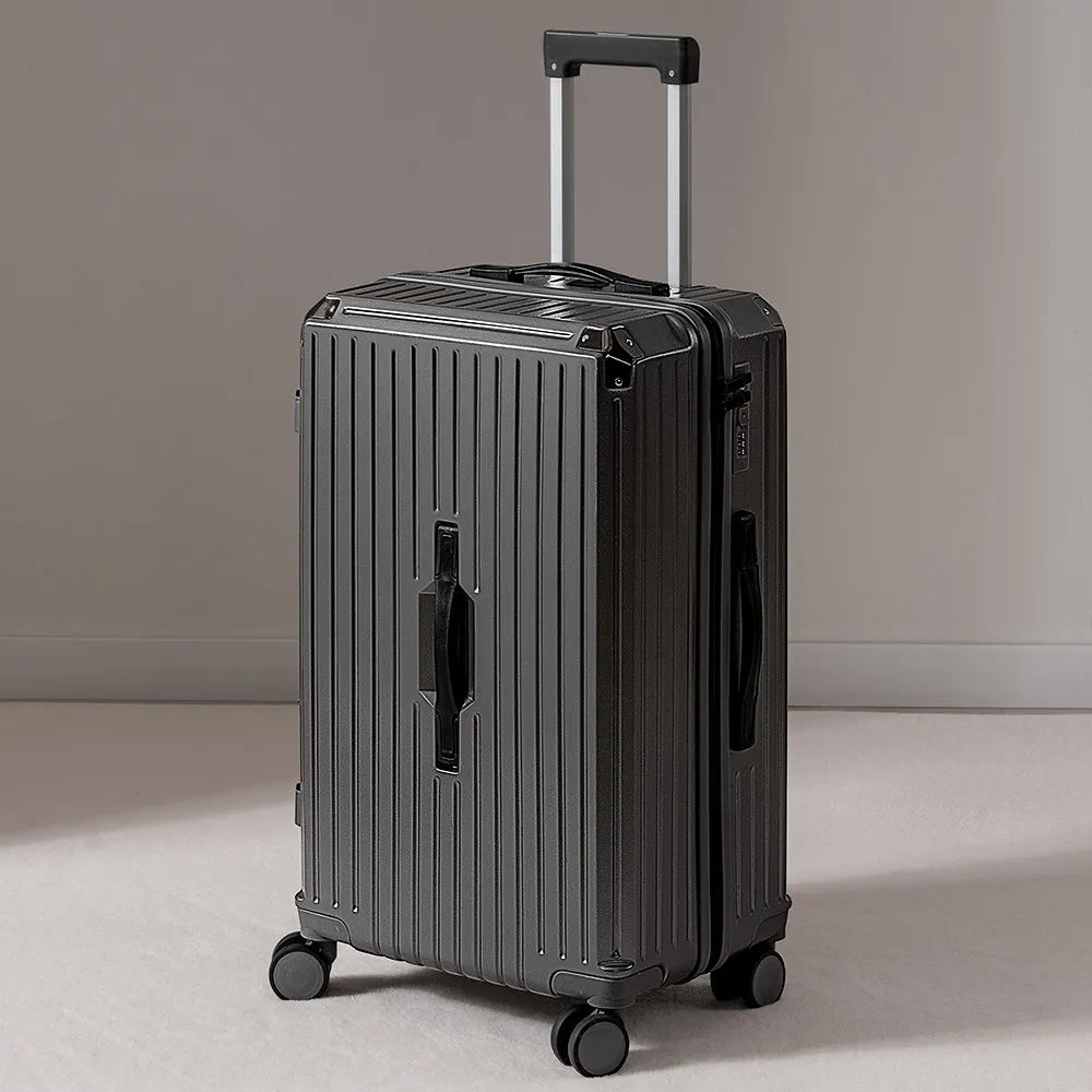 Aluminum Framed Luggage 30/32-Inch Large Cup and Phone Holder — Silver | KIMLUD