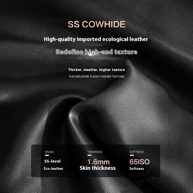 Obsidian Leather King Size Bed With Office Headboards And Frame — Black | KIMLUD