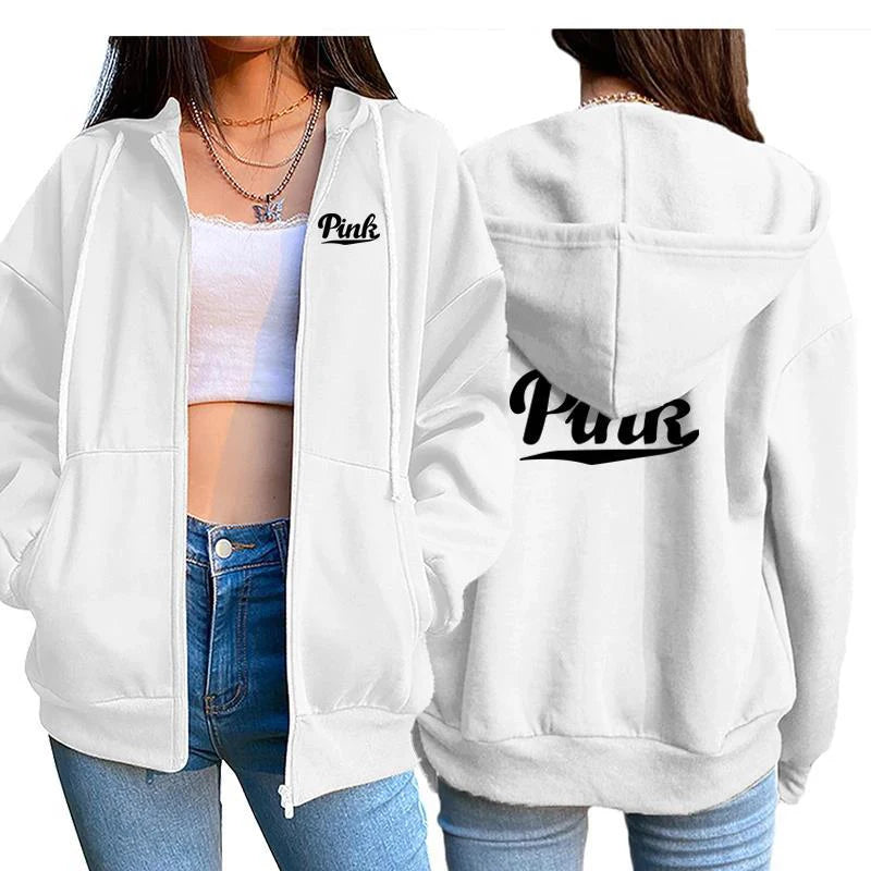 Hooded Sweatshirt – Printed Casual – Man-Made Fiber | KIMLUD