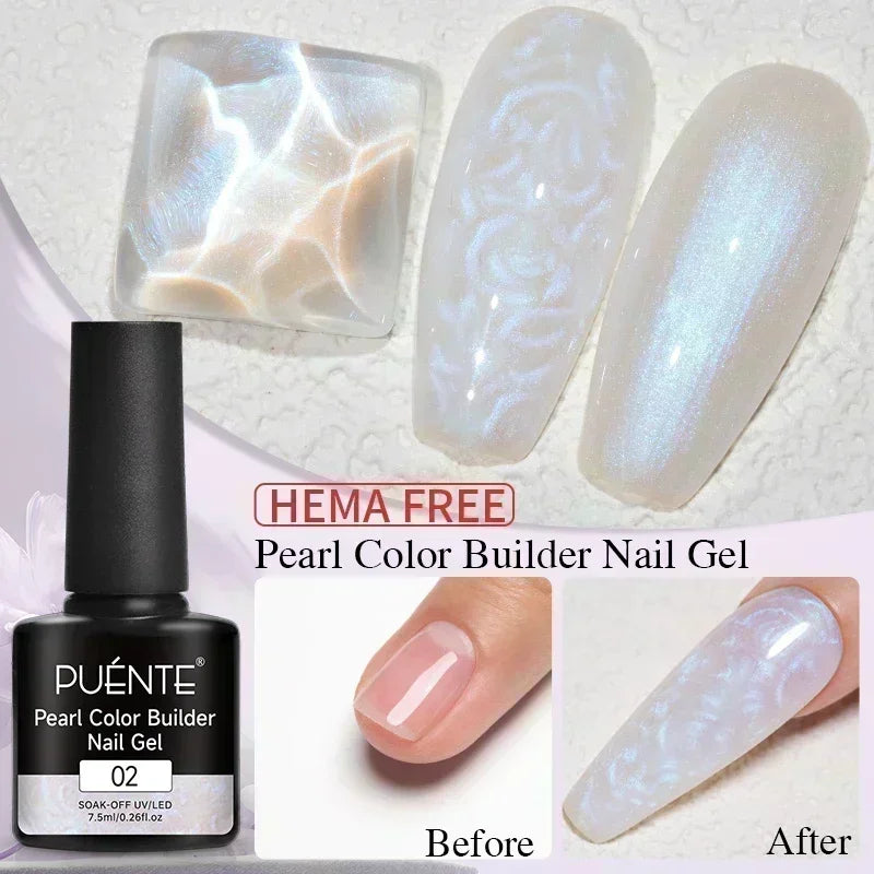Reflective Glitter Gel Nail Polish Multidimensional Holographic Sparkle, UV-Curable Finish — Pink Lilac | KIMLUD