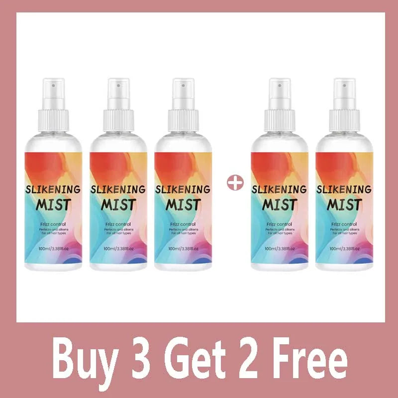 Silk Therapy Hair Spray Silkening Thermal Shield For Curly Texture — Clear | KIMLUD