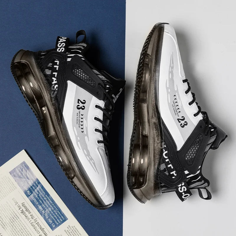 Mesh Breathable Sneakers Cushioned EVA — White | KIMLUD