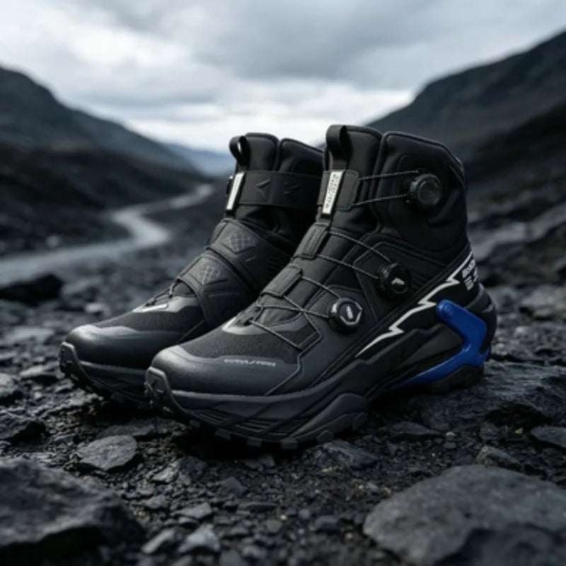 Hiking Shoes – Quick Lacing – High Top Silhouette – EVA Insole | KIMLUD
